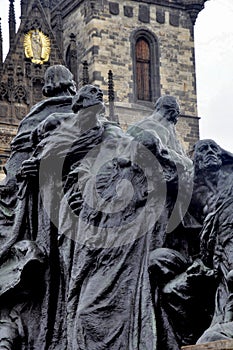 Jan Hus monument photo