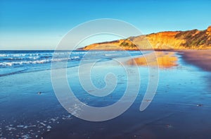 Jan Juc Beach, Great Ocean Road, Victoria, Australia, at sunrise