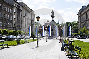 Jan Matejko Square in Krakow