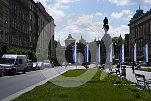 Jan Matejko Square in Krakow