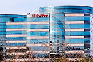 Jan 29, 2020 Santa Clara / CA / USA - McAfee Headquarters in Silicon Valley; McAfee, LLC is an American global computer security