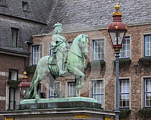 Jan Wellem Monument in Dusseldorf