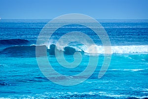 Jandia surf beach waves in Fuerteventura