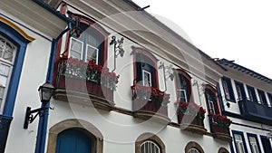 Casa colonial em estilo portuguÃÂªs, localizada em Ouro Preto, MG, Brasil photo