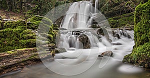 Janet's Foss Waterfall - Malham, Yorkshire Dales, UK.