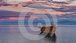 Janie Seddon shipwreck, Motueka, Tasman region, Aotearoa / New Zealand