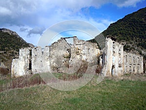 Janovas an abandoned village in Huesca Spain