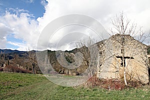 Janovas an abandoned village in Huesca Spain