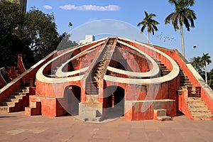 Jantar Mantar Architectural Astronomy Instrument, New Delhi, Ind