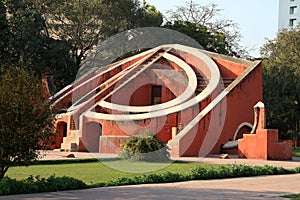 Jantar Mantar Architectural Astronomy Instrument, New Delhi, Ind