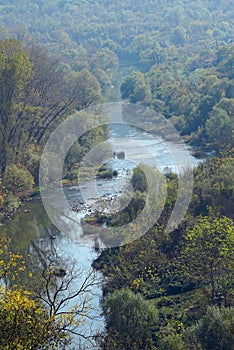 The Jantra river before crossing Veliko Tarnovo