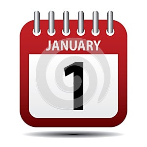 January 1 calendar page