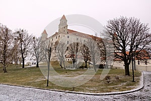 Hrad v Bratislave - Slovensko v zime