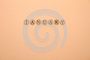 January for the calendar