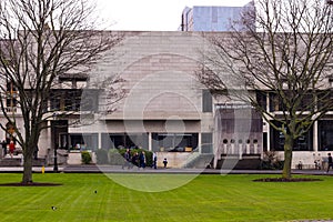 January 18 2018, Dublin Ireland: The beautiful campus of Trinity university college in Dublin. Showing academic building