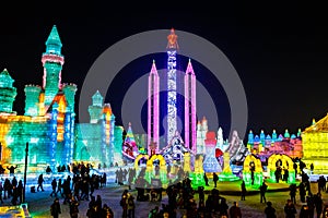 January 2015 - Harbin, China - International Ice and Snow Festival