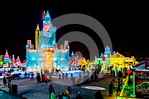 January 2015 - Harbin, China - International Ice and Snow Festival