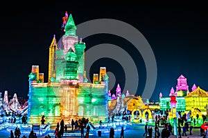 January 2015 - Harbin, China - International Ice and Snow Festival