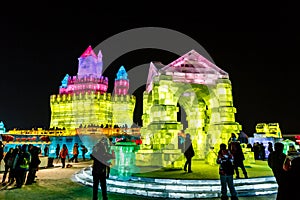 January 2015 - Harbin, China - International Ice and Snow Festival