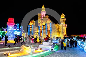 January 2015 - Harbin, China - International Ice and Snow Festival