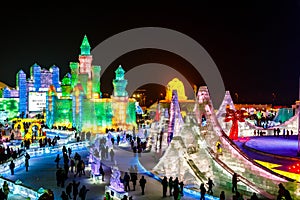 January 2015 - Harbin, China - International Ice and Snow Festival