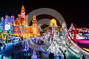 January 2015 - Harbin, China - International Ice and Snow Festival