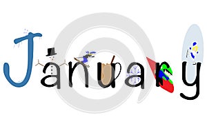 January illustration