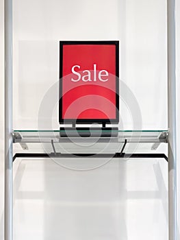 January sale in shops poster