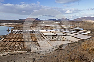 Janubio salt flats