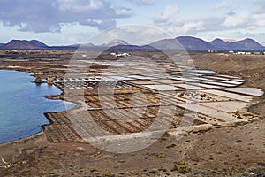 Janubio salt flats