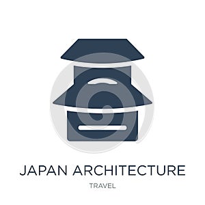 japan architecture icon in trendy design style. japan architecture icon isolated on white background. japan architecture vector