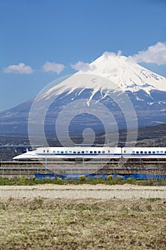 Japan bullet train shinkansen