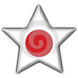 Japan button flag star shape