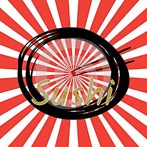 Japan cuisine logo