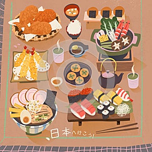 Japan delicacy poster