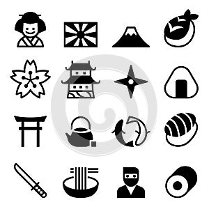 Japan icons ,Vector symbol