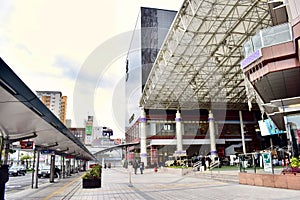 Japan Kagoshima Shopping center in cloudy day