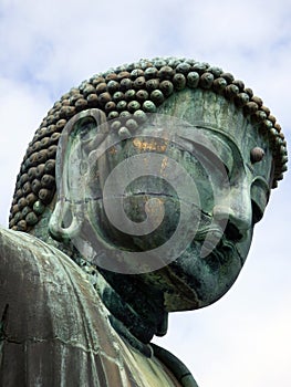 JAPAN. Kamakura. Daibutsu, the Big Buddha