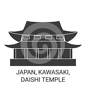 Japan, Kawasaki, Daishi Temple travel landmark vector illustration photo