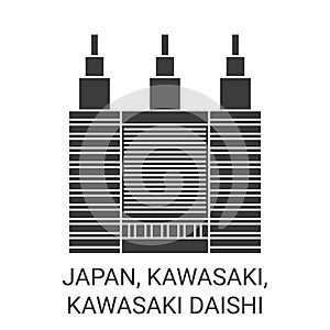 Japan, Kawasaki, Kawasaki Daishi travel landmark vector illustration photo