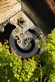 Japan Kyoto Tenryuji Temple architectural detail close-up