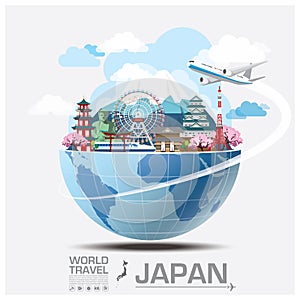 Japan Landmark Global Travel And Journey Infographic