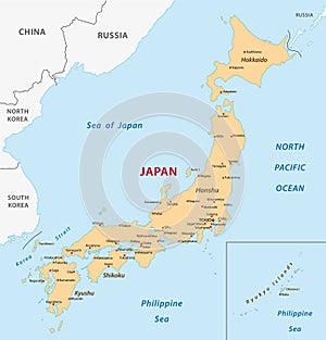 Japan map