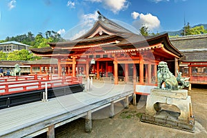 Japan. Miyajima. Hiroshima. Itsukushima shrine