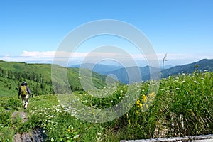 Japan, Mt. Aizu Komagatake in Fukushima Prefecture