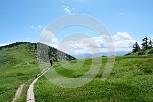 Japan, Mt. Aizu Komagatake in Fukushima Prefecture