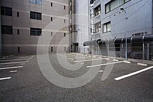 Japan Osaka Empty parking lot