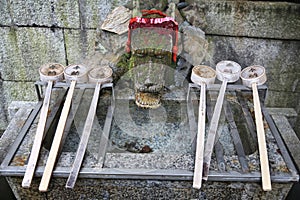 Japan purification ceremony