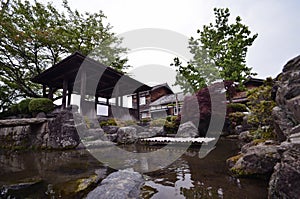 Japan`s Secret Watergarden and river.