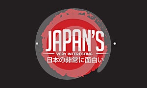 Japan`s very interesting, and japan font